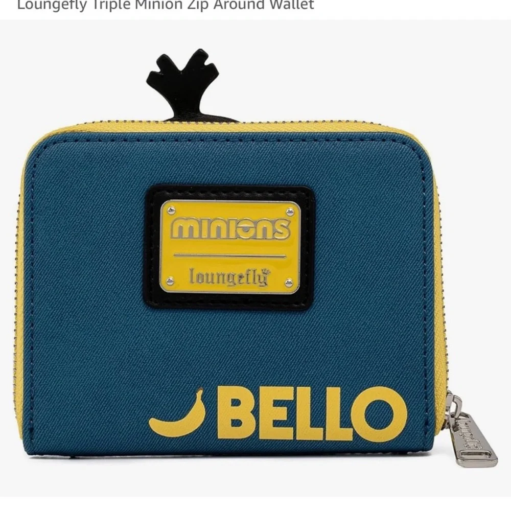 Loungefly Triple Minion Bello Mini Backpack & Wallet Set - FIRM